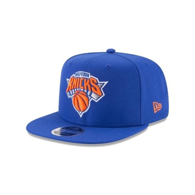 Blue New York Knicks Hat - New Era NBA High Crown 9FIFTY Snapback Caps USA1958372